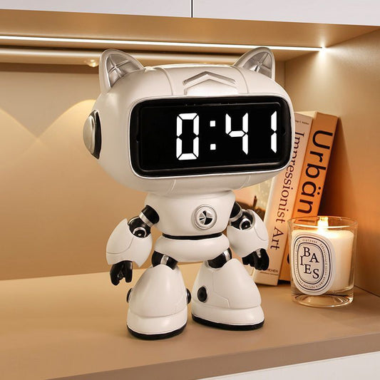 Table Clock Minute Mate - Digital Robot Table Clock