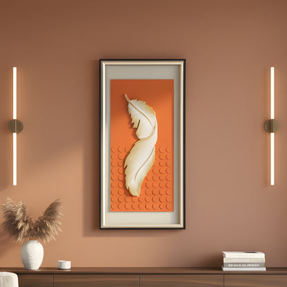 Arisé - Feather & Nature Inspired Premium Wall Art ~ 5.5 ft Tall