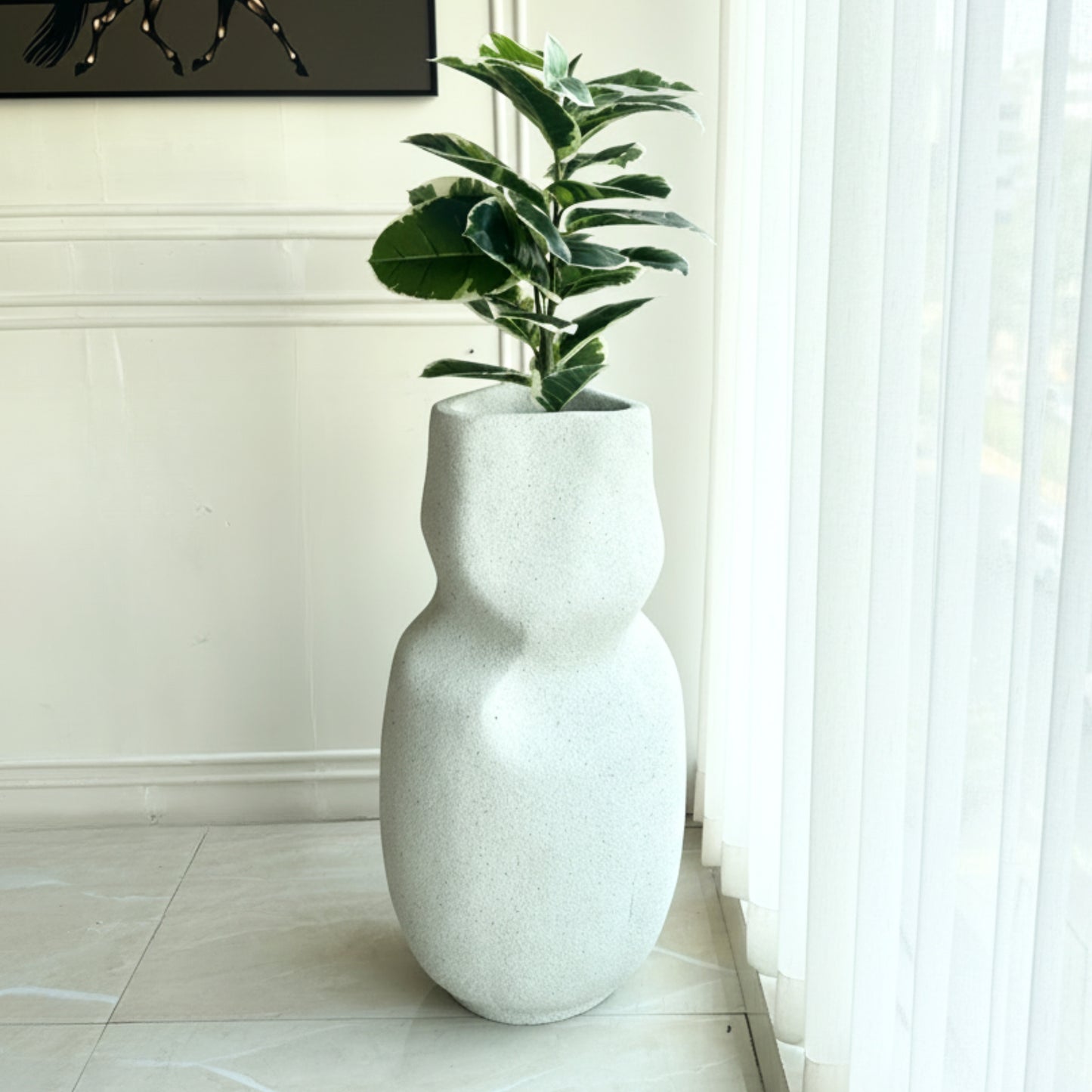 Forma ~ 2.5 ft & 3.5 ft Large Sculptural Plant Pots