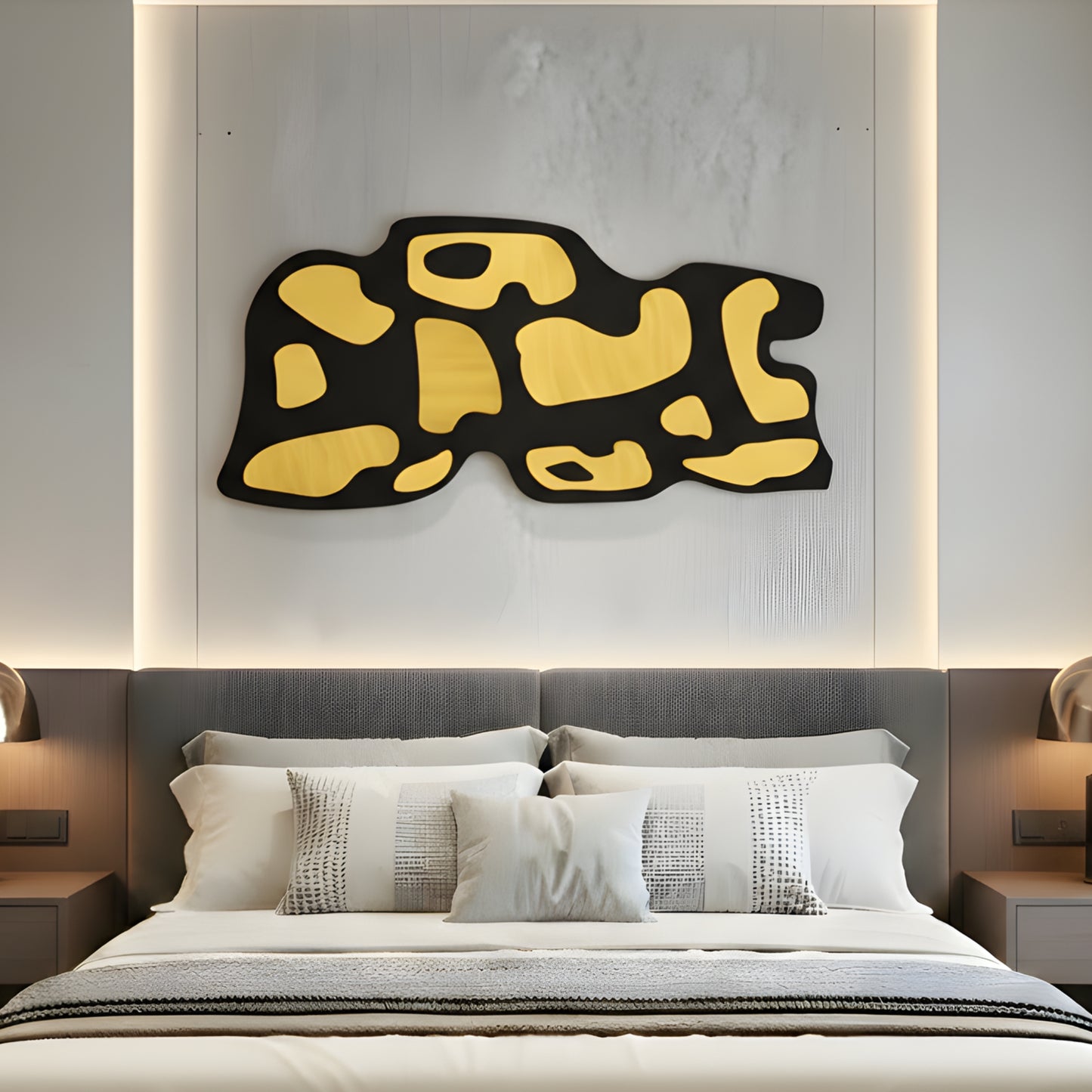 Mosaic - Modern Abstract Premium Wall Art ~ 4 ft x 2 ft