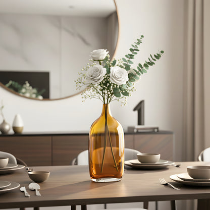 Honey - Thick Crystal Glass Vase