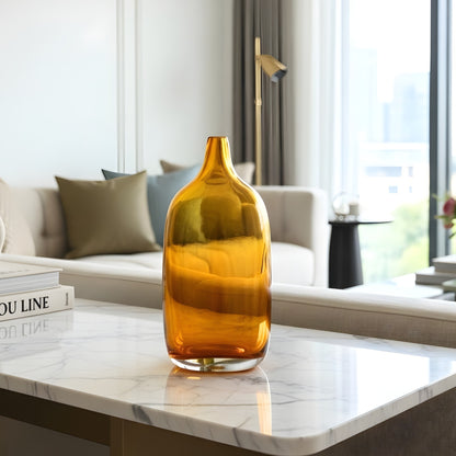 Honey - Thick Crystal Glass Vase