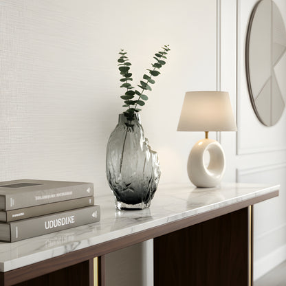 Glacial - Thick Crystal Glass Vase