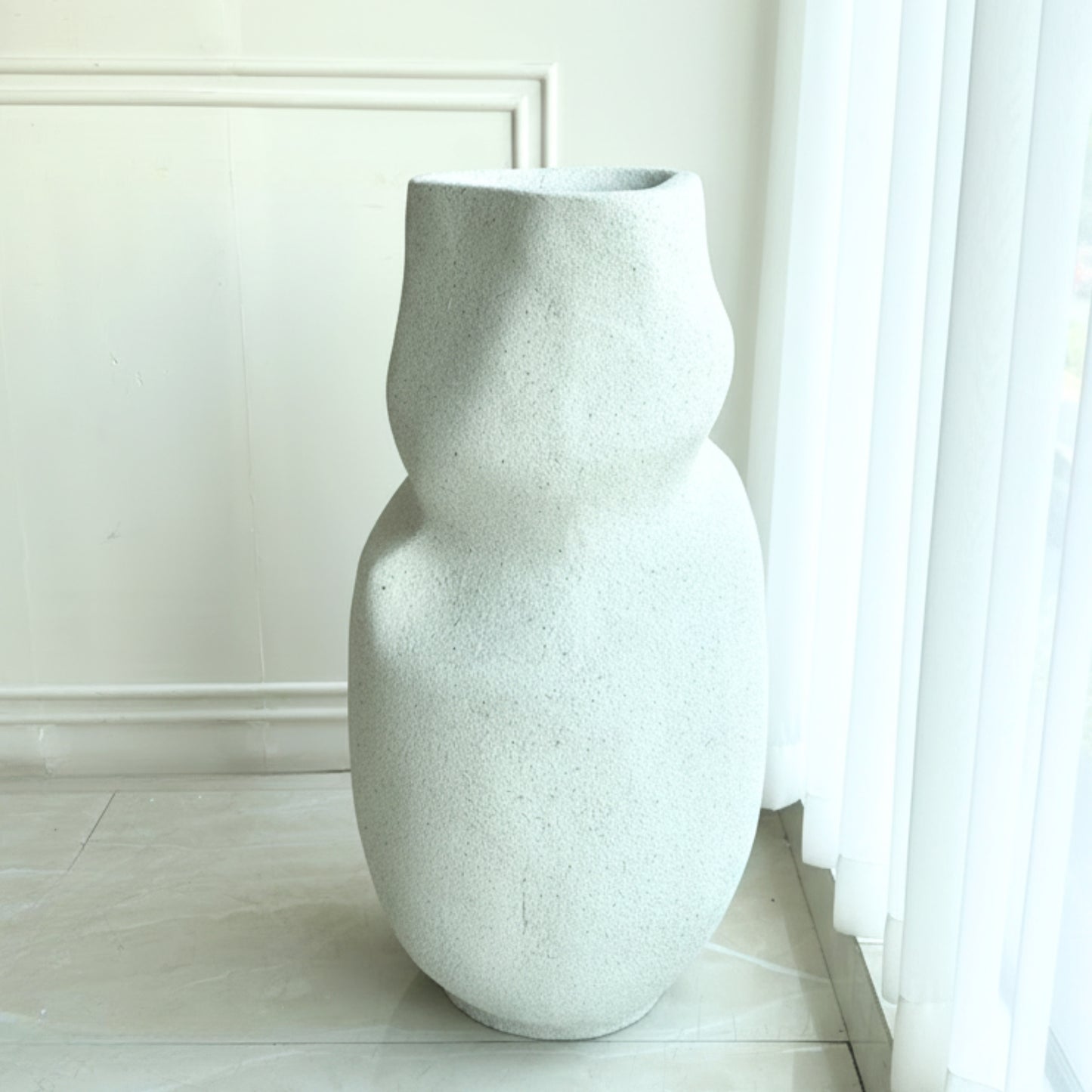 Forma ~ 2.5 ft & 3.5 ft Large Sculptural Plant Pots
