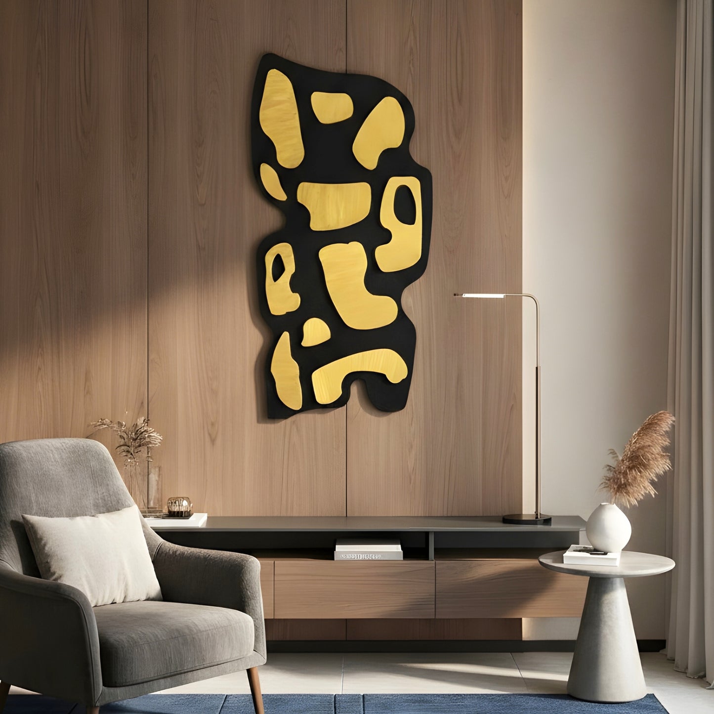 Mosaic - Modern Abstract Premium Wall Art ~ 4 ft x 2 ft