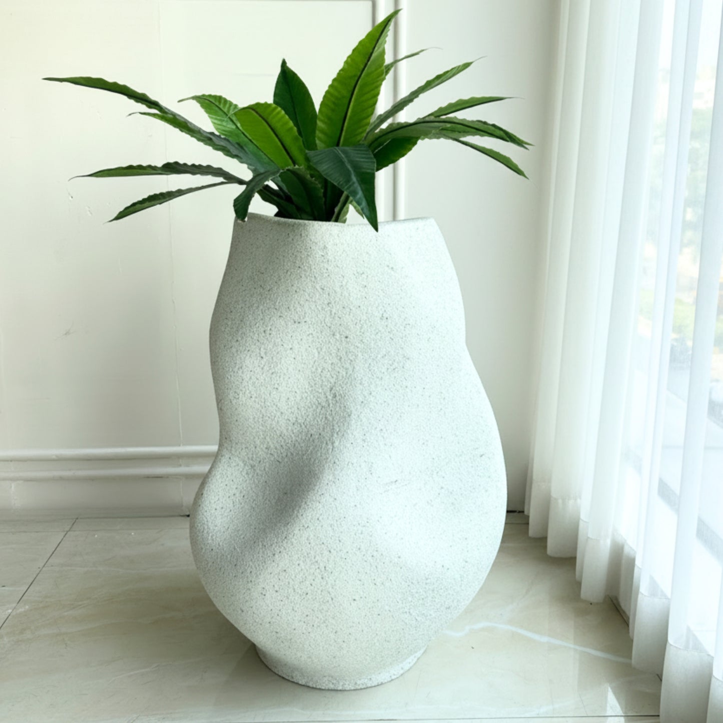 Forma ~ 2.5 ft & 3.5 ft Large Sculptural Plant Pots