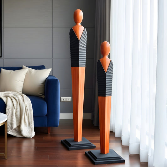 The Modernists - Human Floor Sculptures ~ 5 ft Tall