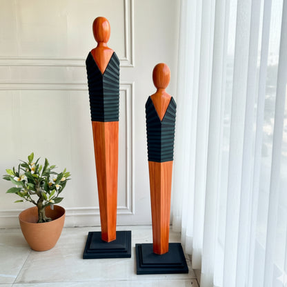 The Modernists - Human Floor Sculptures ~ 5 ft Tall