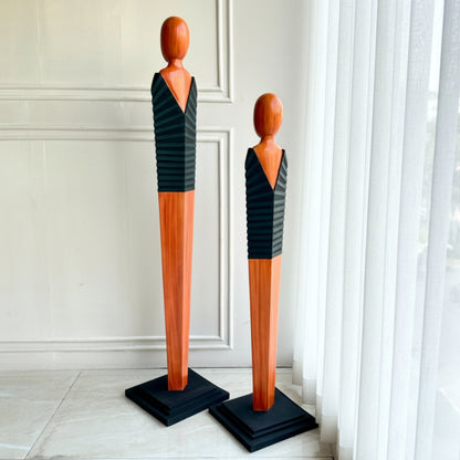 The Modernists - Human Floor Sculptures ~ 5 ft Tall