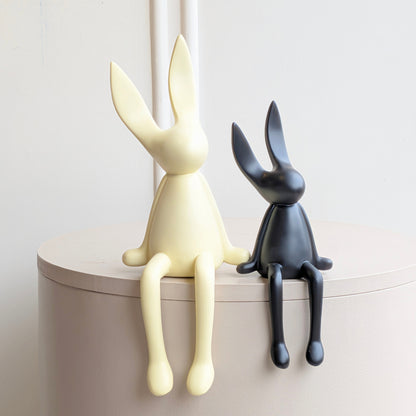 Hoppers - Ceramic Bunny Showpieces (Set of 2) - Style 2