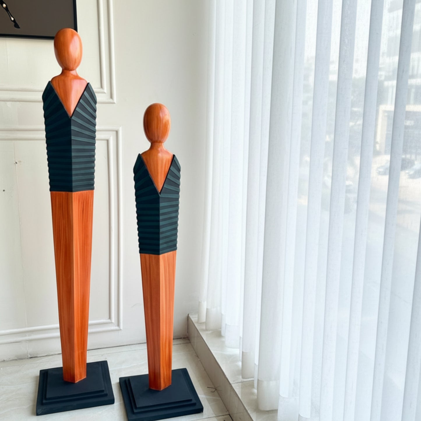 The Modernists - Human Floor Sculptures ~ 5 ft Tall
