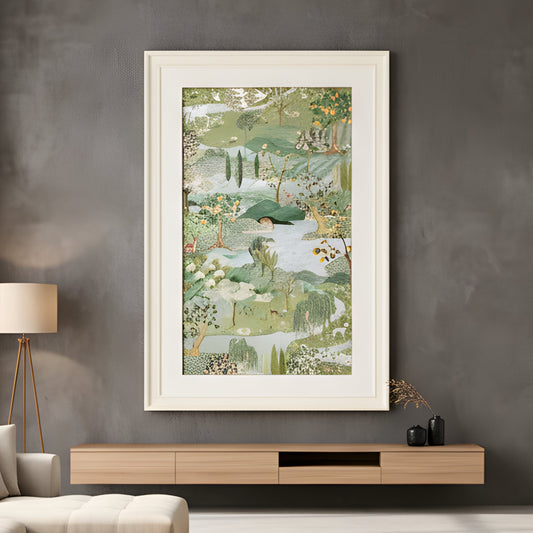 Edenia – Nature Inspired 3D detailing Premium Wall Art ~ 6 ft x 4 ft