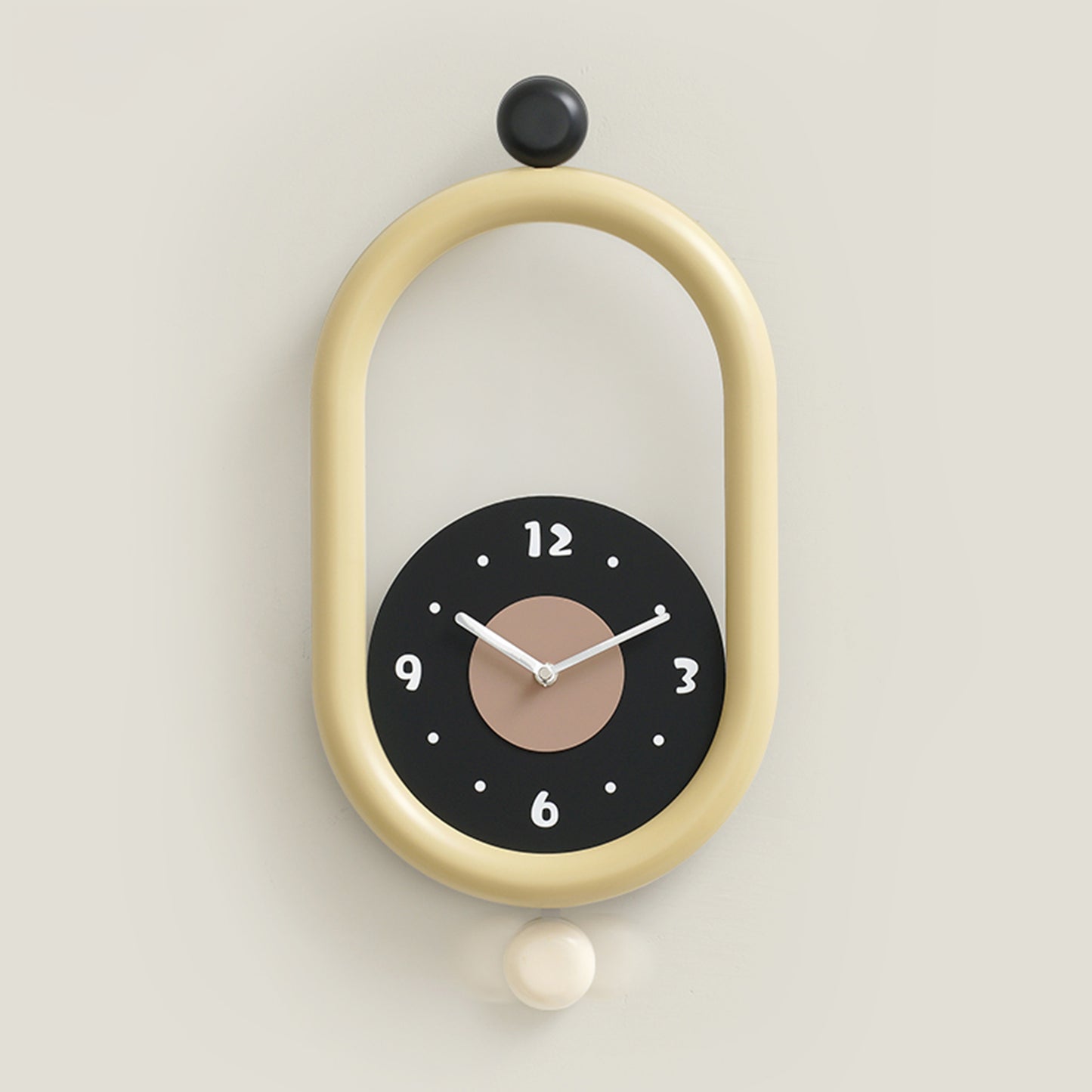 Circa - Designer Wall Clock - Yellow