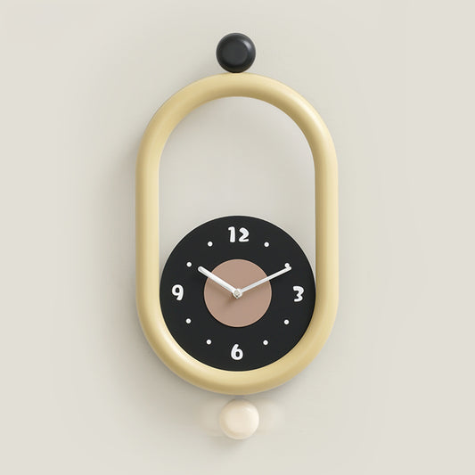 Circa - Designer Wall Clock - Yellow