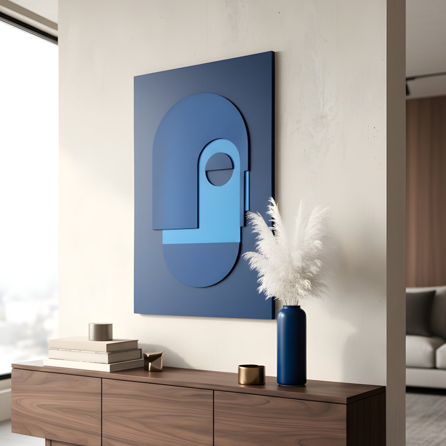 Persona - Modern Abstract Premium Wall Art ~ 3 ft x 2 ft