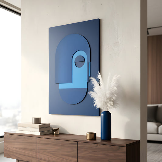 Persona - Modern Abstract Premium Wall Art ~ 3 ft x 2 ft