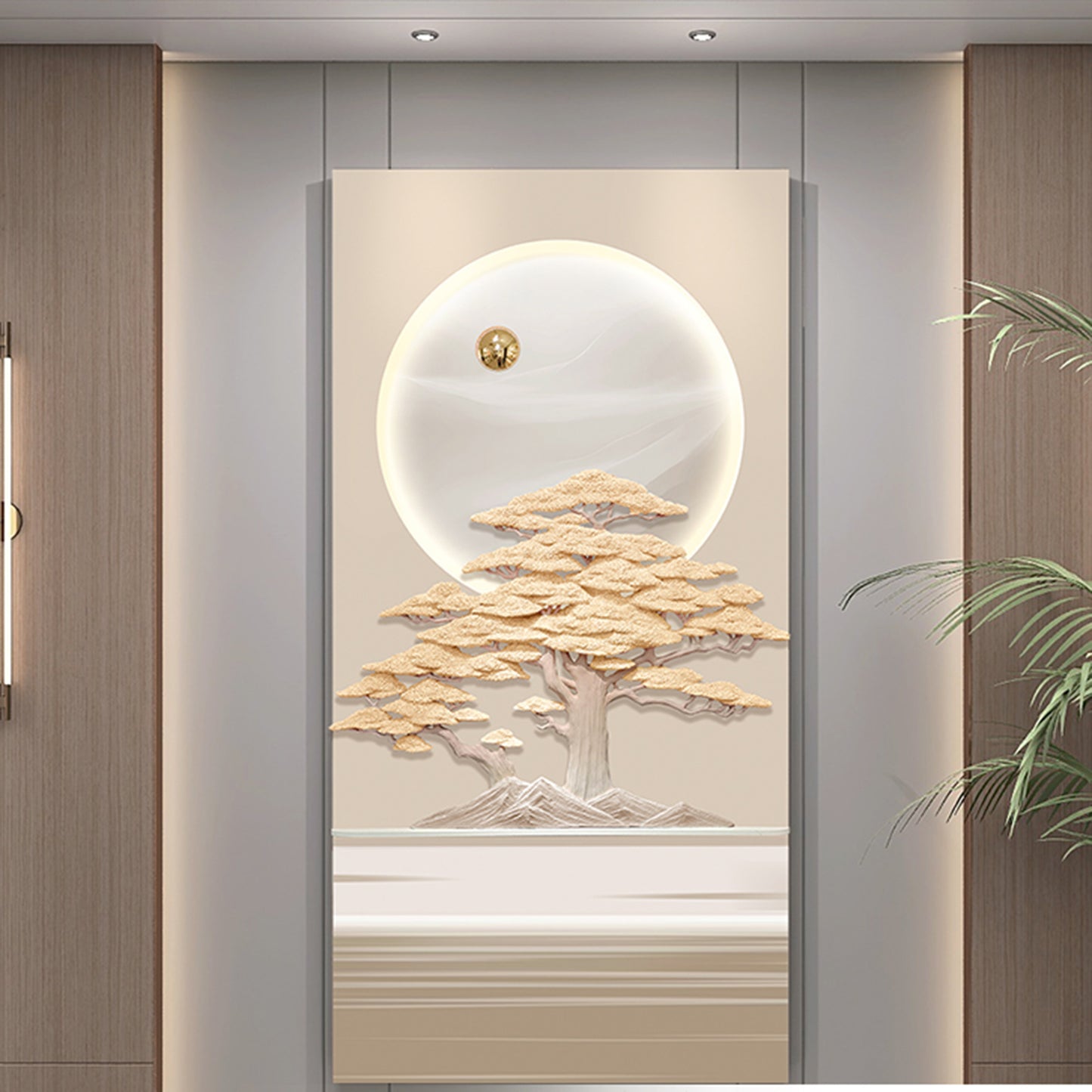 Roots - Nature Scenery Inspired Premium Vertical Wall Art ~ 5.5 feet Tall