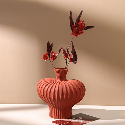 Table Vase Earthen Cradle - Ceramic Table Vase