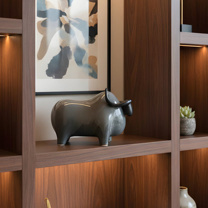 Tundra - Ceramic Yak Animal Showpiece