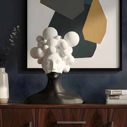 Mindscape - Modern Abstract Lady Figurine Sculpture ~ 1.5 Feet Tall