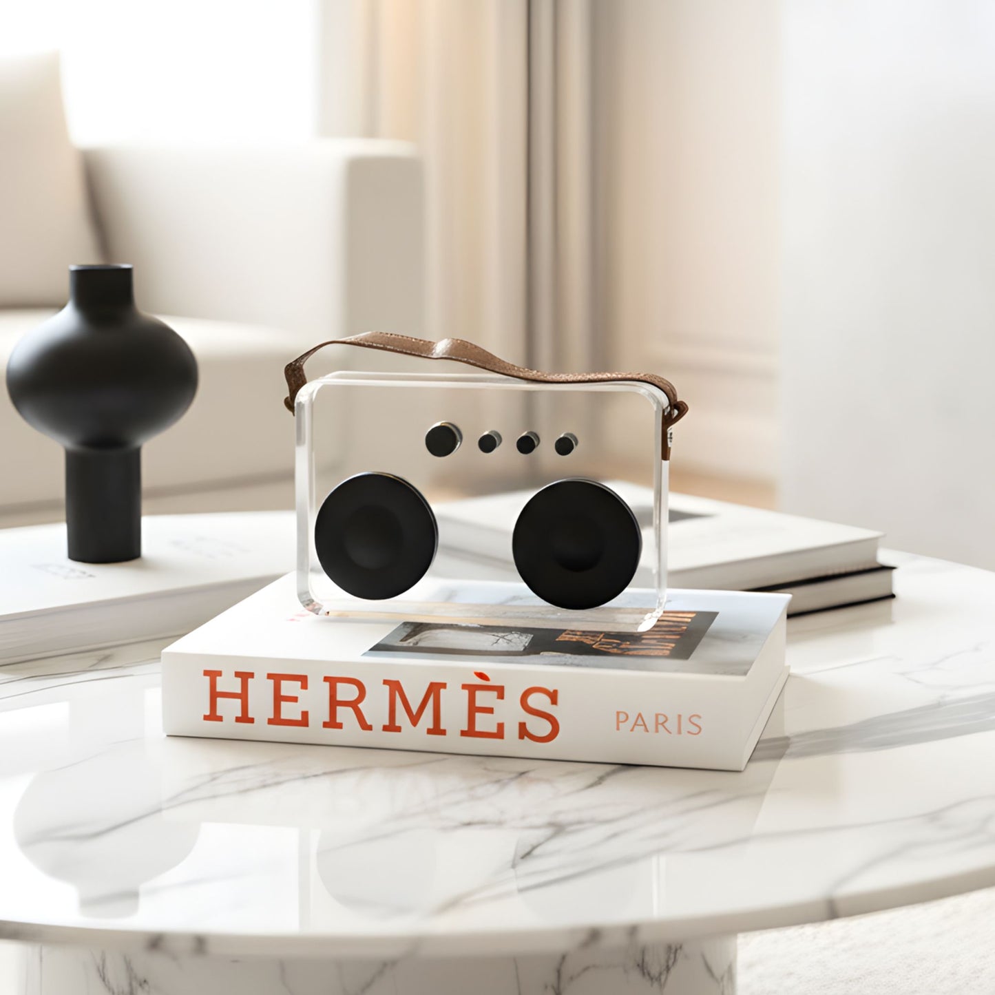 Rewind - Crystal Vintage Radio Showpiece - Style 3