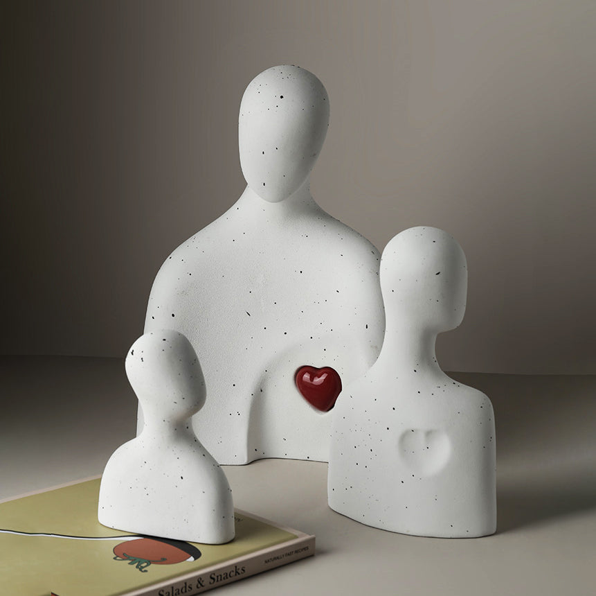 Thread Showpiece The Common Thread of Love - Ceramic Table Showpiece Set of 3 by La Muse ...