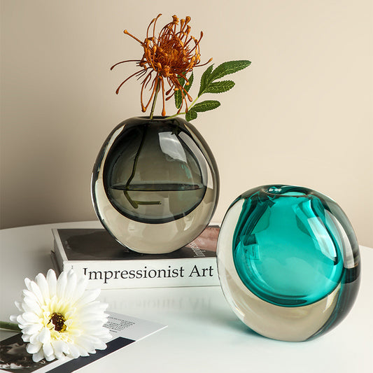 Table Vase Ethereal Void - Crystal Table Vase
