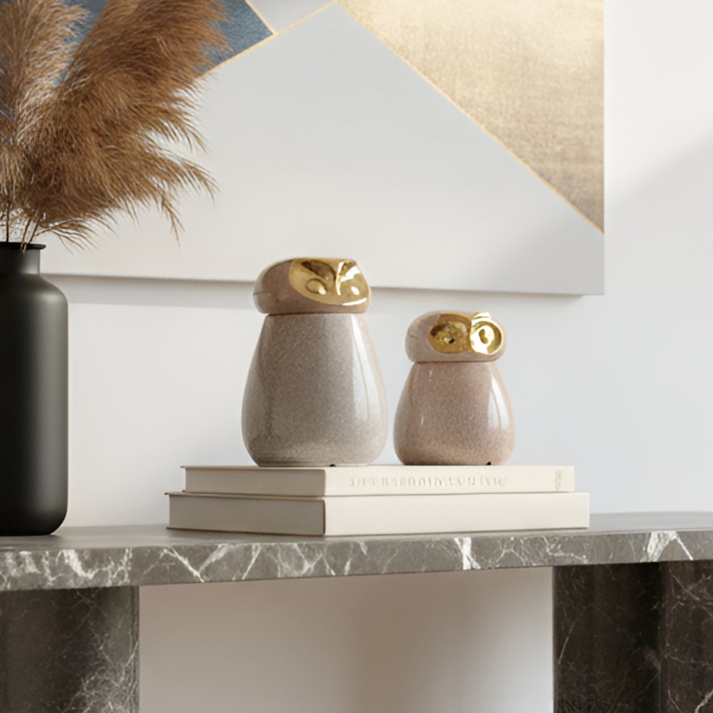 The Keepers - Owl Inspired Storage Jars & Showpiece