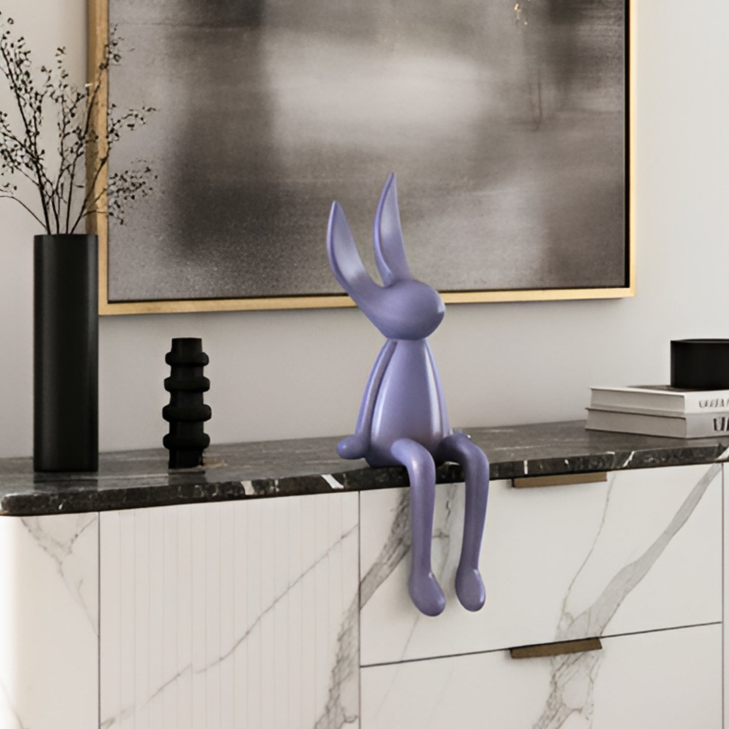 Hoppers - Ceramic Bunny Showpieces (Set of 2)