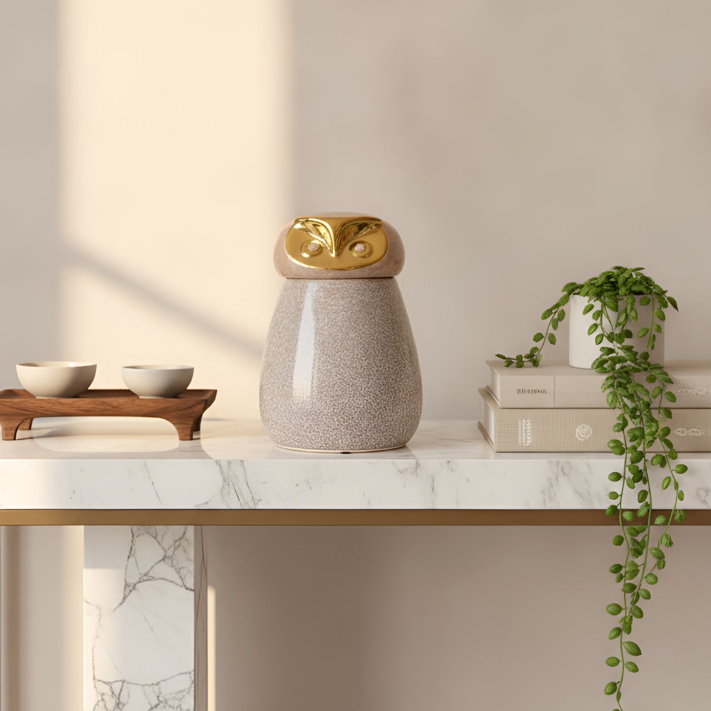 The Keepers - Owl Inspired Storage Jars & Showpiece
