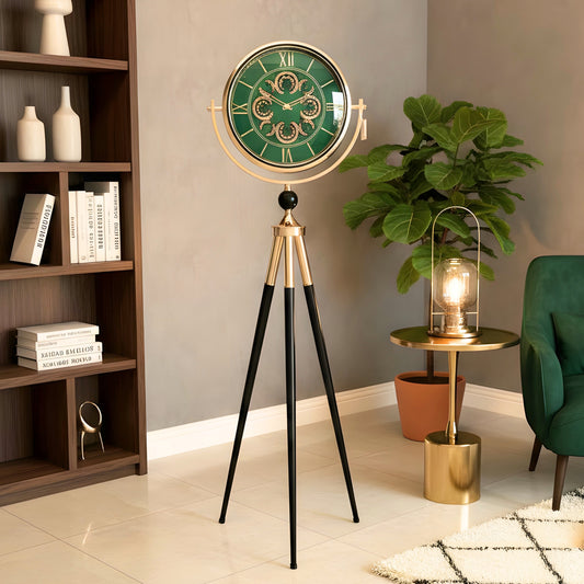 Greenwich - Designer Floor Clock with Moving Gears Mechanism ~ 5 ft Tall