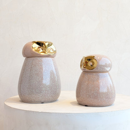 The Keepers - Owl Inspired Storage Jars & Showpiece