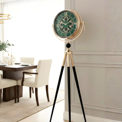 Greenwich - Designer Floor Clock with Moving Gears Mechanism ~ 5 ft Tall