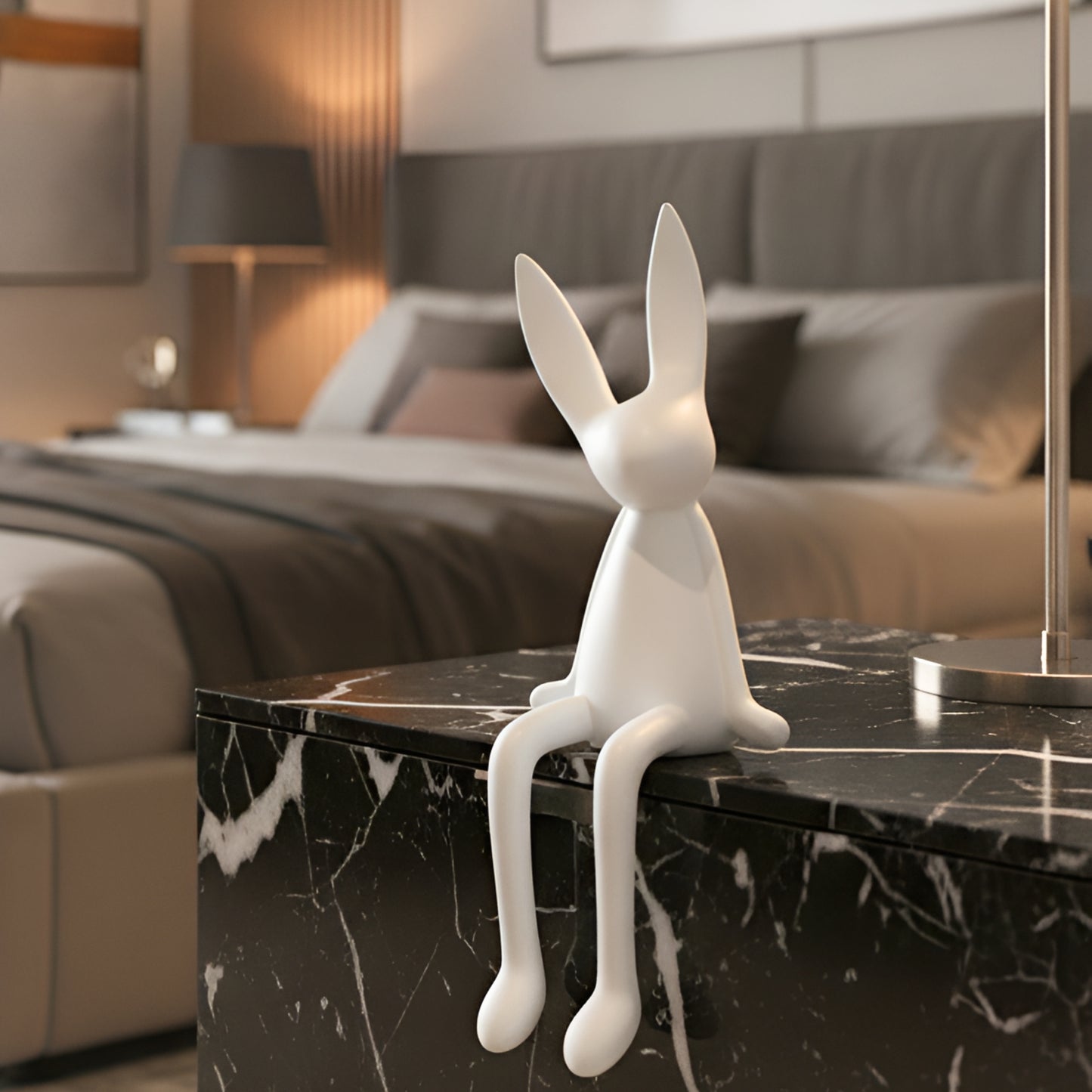 Hoppers - Ceramic Bunny Showpieces (Set of 2)