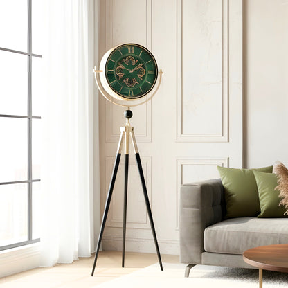 Greenwich - Designer Floor Clock with Moving Gears Mechanism ~ 5 ft Tall