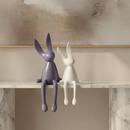 Hoppers - Ceramic Bunny Showpieces (Set of 2)