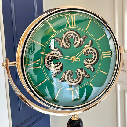Greenwich - Designer Floor Clock with Moving Gears Mechanism ~ 5 ft Tall