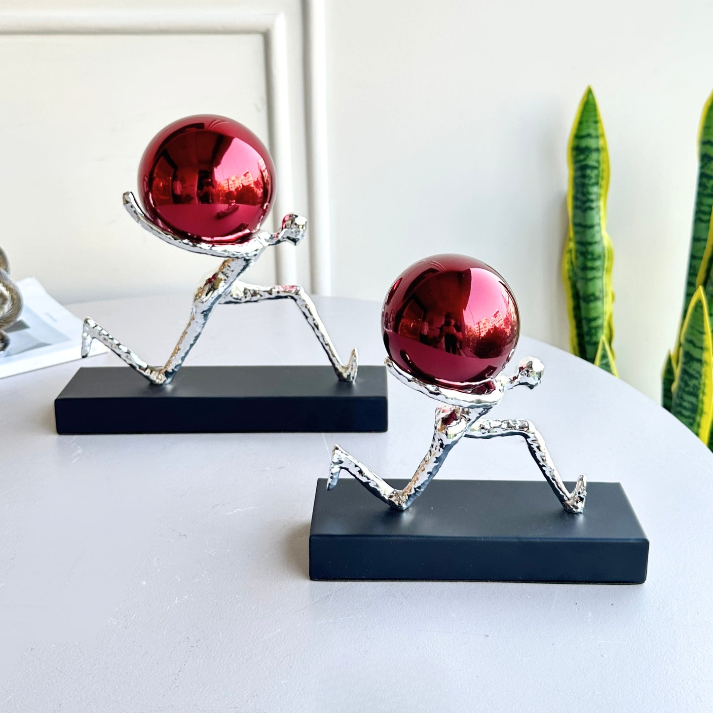 Herculean - Metallic Finish Human Figurine