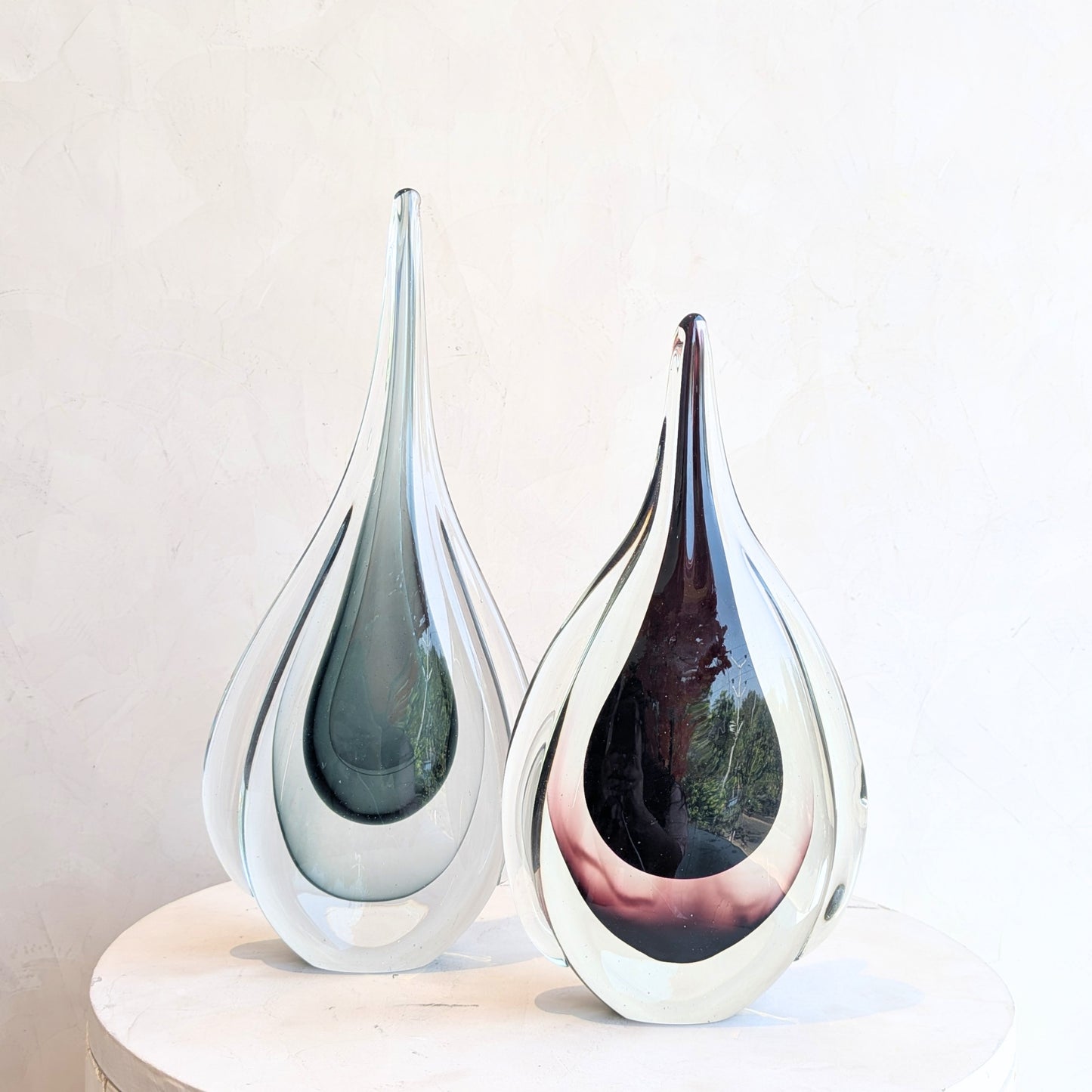 Rain - Sculptural Glass Showpiece