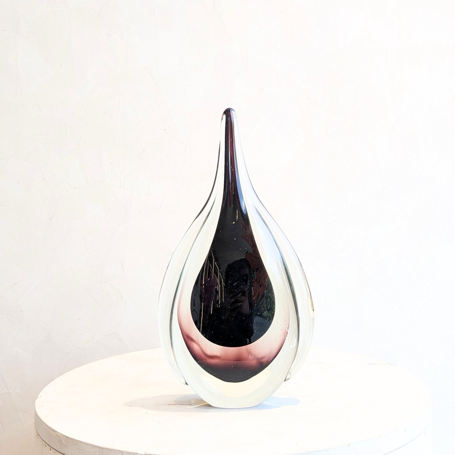 Rain - Sculptural Glass Showpiece