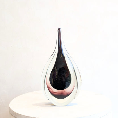 Rain - Sculptural Glass Showpiece
