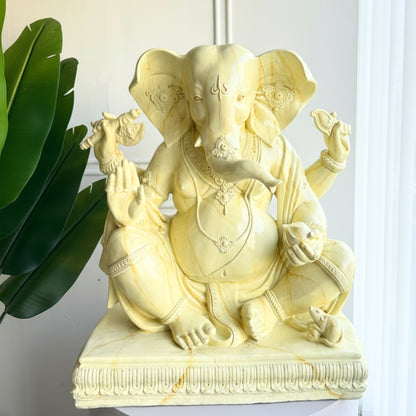 Vighnaharta - Large Ganesha Sculpture ~ 3 ft Tall