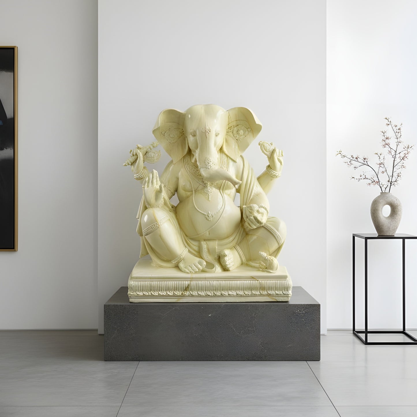 Vighnaharta - Large Ganesha Sculpture ~ 3 ft Tall