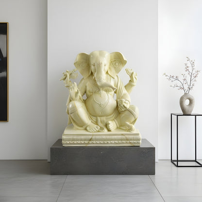 Vighnaharta - Large Ganesha Sculpture ~ 3 ft Tall