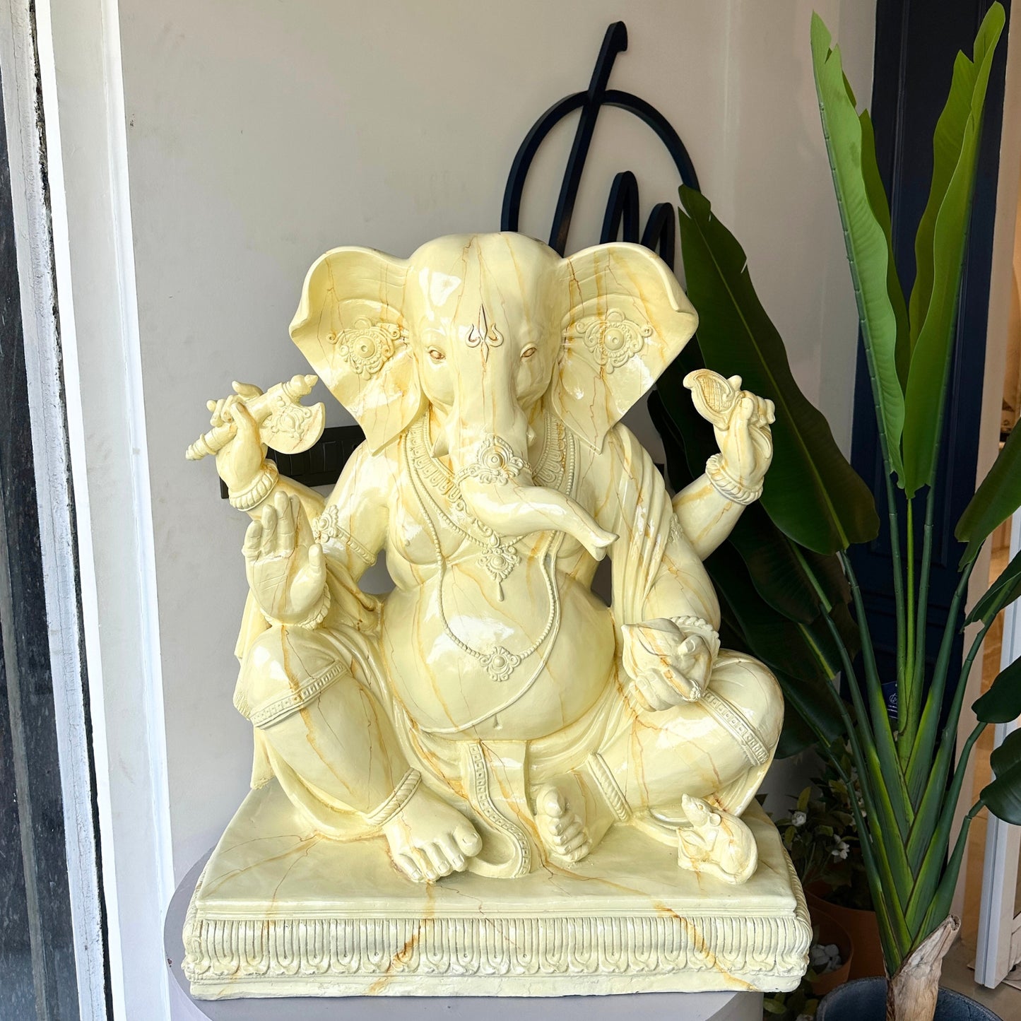 Vighnaharta - Large Ganesha Sculpture ~ 3 ft Tall