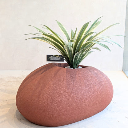 Earthen ~ 2 ft & 3 ft Large Sculptural Plant Pots