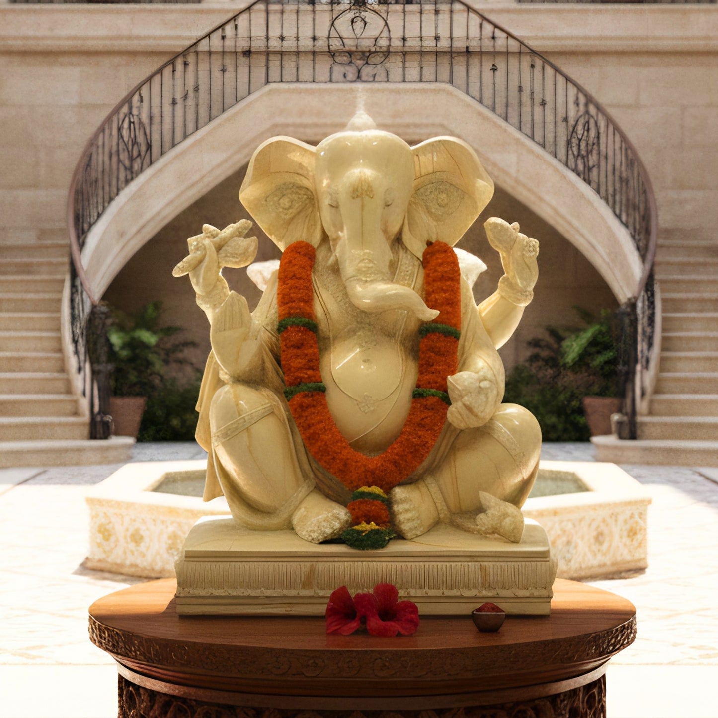 Vighnaharta - Large Ganesha Sculpture ~ 3 ft Tall