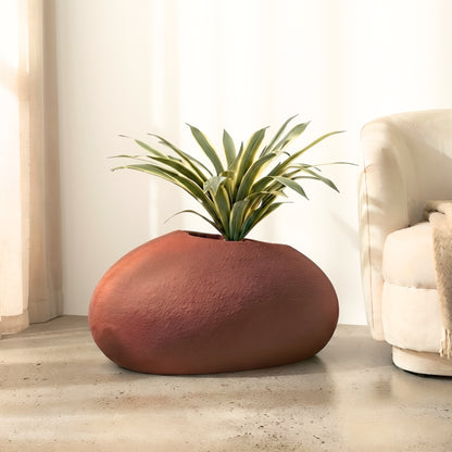 Earthen ~ 2 ft & 3 ft Large Sculptural Plant Pots