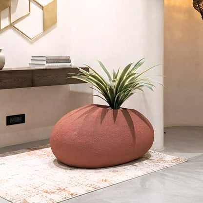 Earthen ~ 2 ft & 3 ft Large Sculptural Plant Pots