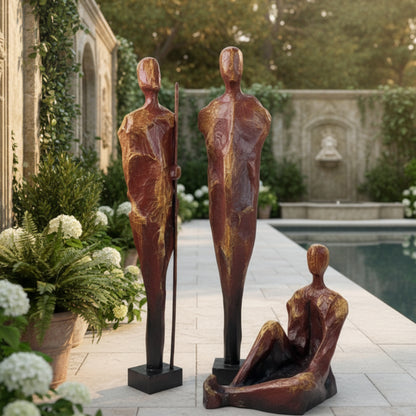 The Sentinels - Human Floor Sculptures (Set of 3) ~ 6 ft Tall